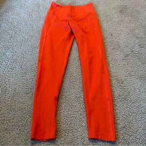 Girlfriend Collective Hi Rise Orange Leggings